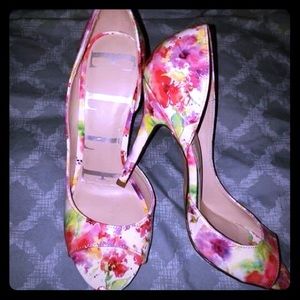 Floral Elle heels